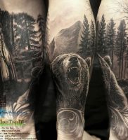 фото тату лес от 14.01.2018 №018 — forest tattoo — tattoo-photo.ru