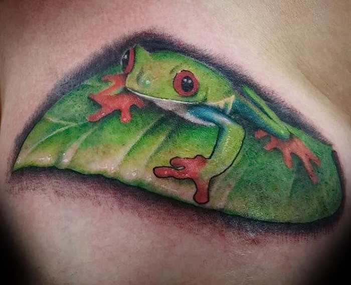 фото тату лягушка от 08.01.2018 № 107 - tattoo frog - tattoo-photo.ru.