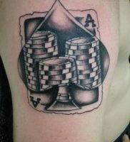 фото тату масть карт пики от 19.02.2018 №004 — tattoo suit cards peaks — tattoo-photo.ru