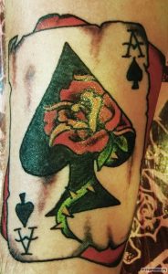 фото тату масть карт пики от 19.02.2018 №012 - tattoo suit cards peaks - tattoo-photo.ru
