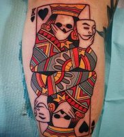 фото тату масть карт пики от 19.02.2018 №013 — tattoo suit cards peaks — tattoo-photo.ru