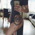 фото тату на ягодицах от 13.03.2018 №004 - tattoos on the buttocks - tattoo-photo.ru