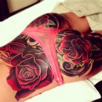 фото тату на ягодицах от 13.03.2018 №024 - tattoos on the buttocks - tattoo-photo.ru