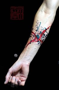 фото Абстрактные тату от 16.01.2018 №092 - Abstract tattoos - tattoo-photo.ru