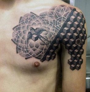 фото Абстрактные тату от 16.01.2018 №152 - Abstract tattoos - tattoo-photo.ru 23465234