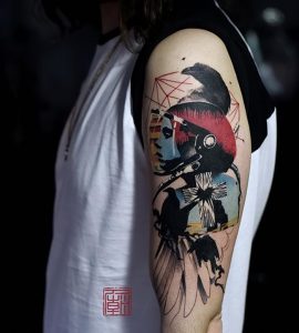 фото Абстрактные тату от 16.01.2018 №160 - Abstract tattoos - tattoo-photo.ru
