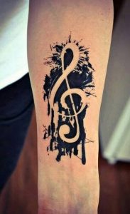 фото музыкальные тату от 08.03.2018 №007 - Musical Tattoos - tattoo-photo.ru