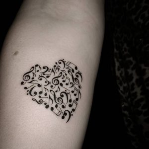 фото музыкальные тату от 08.03.2018 №011 - Musical Tattoos - tattoo-photo.ru