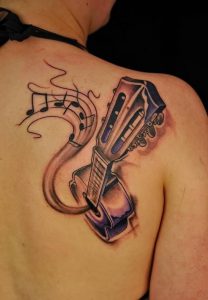 фото музыкальные тату от 08.03.2018 №014 - Musical Tattoos - tattoo-photo.ru