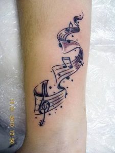 фото музыкальные тату от 08.03.2018 №028 - Musical Tattoos - tattoo-photo.ru