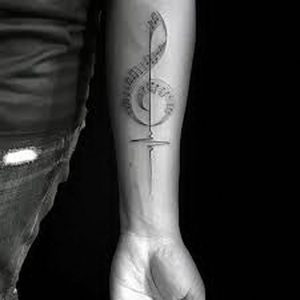 фото музыкальные тату от 08.03.2018 №060 - Musical Tattoos - tattoo-photo.ru