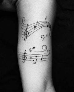 фото музыкальные тату от 08.03.2018 №069 - Musical Tattoos - tattoo-photo.ru