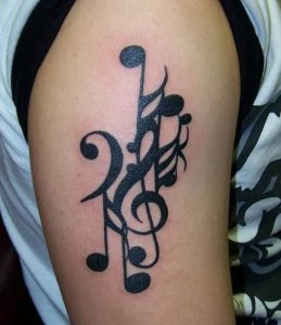 фото музыкальные тату от 08.03.2018 №073 - Musical Tattoos - tattoo-photo.ru