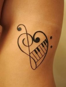 фото музыкальные тату от 08.03.2018 №077 - Musical Tattoos - tattoo-photo.ru