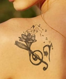 фото музыкальные тату от 08.03.2018 №078 - Musical Tattoos - tattoo-photo.ru