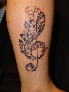 фото музыкальные тату от 08.03.2018 №104 - Musical Tattoos - tattoo-photo.ru