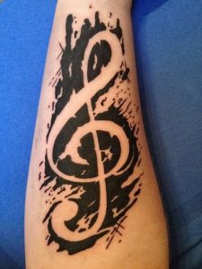фото музыкальные тату от 08.03.2018 №115 - Musical Tattoos - tattoo-photo.ru