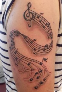 фото музыкальные тату от 08.03.2018 №140 - Musical Tattoos - tattoo-photo.ru