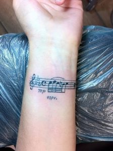 фото музыкальные тату от 08.03.2018 №142 - Musical Tattoos - tattoo-photo.ru