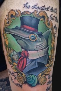 фото тату Акула молот от 23.01.2018 №014 - Tattoo Shark Hammer - tattoo-photo.ru