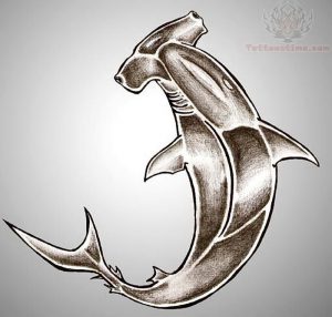 фото тату Акула молот от 23.01.2018 №089 - Tattoo Shark Hammer - tattoo-photo.ru