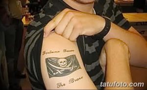 фото тату Веселый Роджер от 03.01.2018 №083 - tattoo Jolly Roger - tattoo-photo.ru