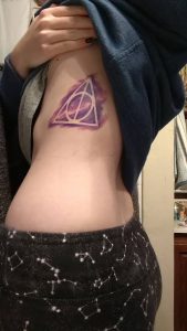фото тату Дары Смерти от 20.02.2018 №081 - Deathly Tattoo - tattoo-photo.ru