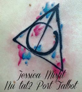 фото тату Дары Смерти от 20.02.2018 №096 - Deathly Tattoo - tattoo-photo.ru