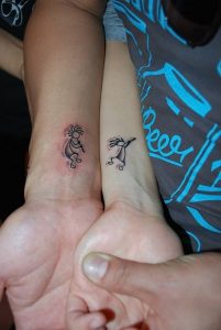 фото тату Кокопелли от 20.02.2018 №026 - Kokopelli tattoo - tattoo-photo.ru