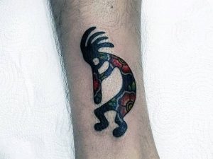 фото тату Кокопелли от 20.02.2018 №051 - Kokopelli tattoo - tattoo-photo.ru