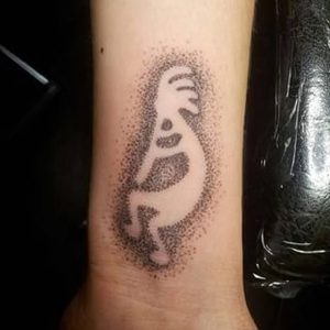 фото тату Кокопелли от 20.02.2018 №062 - Kokopelli tattoo - tattoo-photo.ru