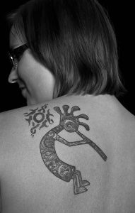 фото тату Кокопелли от 20.02.2018 №091 - Kokopelli tattoo - tattoo-photo.ru