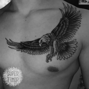 фото тату Орел от 10.03.2018 №002 - tattoo eagle - tattoo-photo.ru