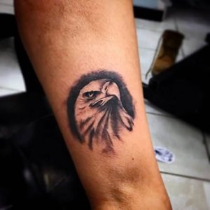 фото тату Орел от 10.03.2018 №003 - tattoo eagle - tattoo-photo.ru