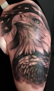 фото тату Орел от 10.03.2018 №022 - tattoo eagle - tattoo-photo.ru