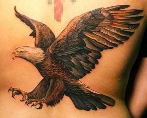 фото тату Орел от 10.03.2018 №037 - tattoo eagle - tattoo-photo.ru