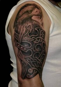 фото тату Орел от 10.03.2018 №038 - tattoo eagle - tattoo-photo.ru