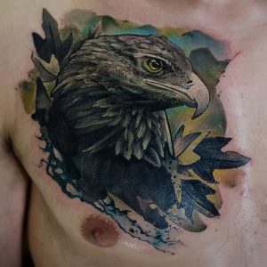 фото тату Орел от 10.03.2018 №039 - tattoo eagle - tattoo-photo.ru