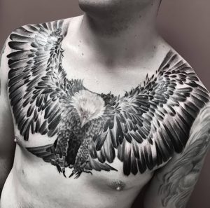 фото тату Орел от 10.03.2018 №049 - tattoo eagle - tattoo-photo.ru