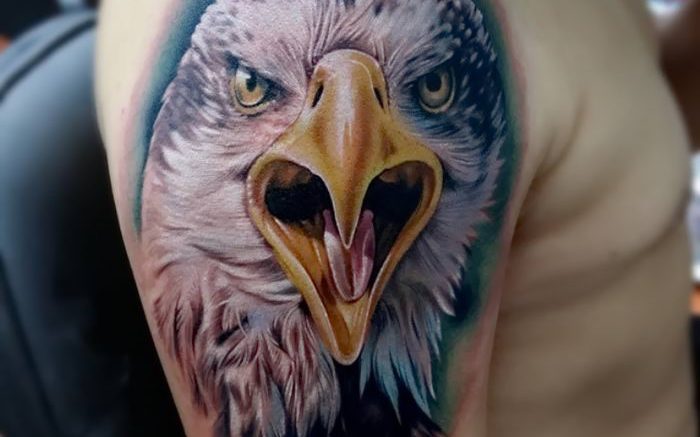 фото тату Орел от 10.03.2018 №052 - tattoo eagle - tattoo-photo.ru