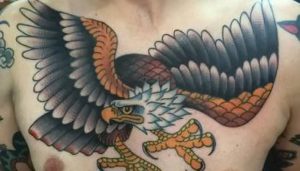 фото тату Орел от 10.03.2018 №055 - tattoo eagle - tattoo-photo.ru