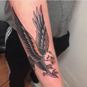 фото тату Орел от 10.03.2018 №056 - tattoo eagle - tattoo-photo.ru