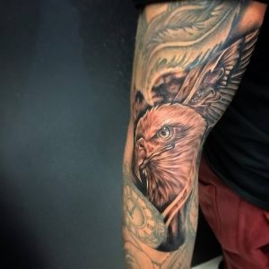 фото тату Орел от 10.03.2018 №062 - tattoo eagle - tattoo-photo.ru