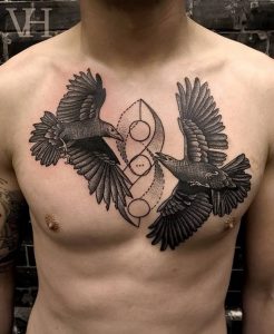 фото тату Орел от 10.03.2018 №069 - tattoo eagle - tattoo-photo.ru