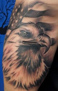 фото тату Орел от 10.03.2018 №074 - tattoo eagle - tattoo-photo.ru