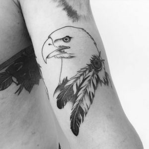 фото тату Орел от 10.03.2018 №076 - tattoo eagle - tattoo-photo.ru