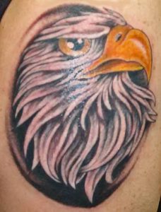 фото тату Орел от 10.03.2018 №077 - tattoo eagle - tattoo-photo.ru
