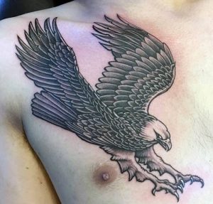 фото тату Орел от 10.03.2018 №078 - tattoo eagle - tattoo-photo.ru