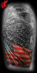 фото тату Орел от 10.03.2018 №081 - tattoo eagle - tattoo-photo.ru