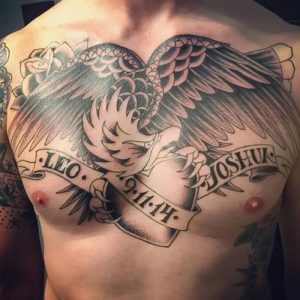 фото тату Орел от 10.03.2018 №103 - tattoo eagle - tattoo-photo.ru